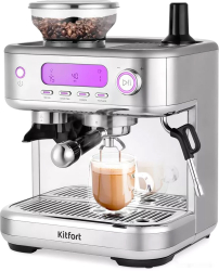 Рожковая помповая кофеварка Kitfort KT-7113