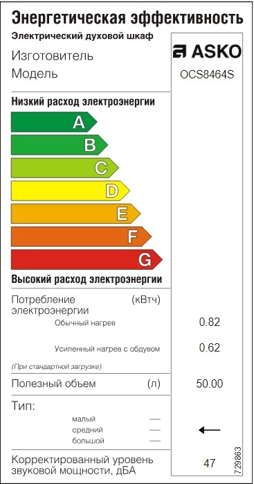 Духовой шкаф Asko OCS8464S