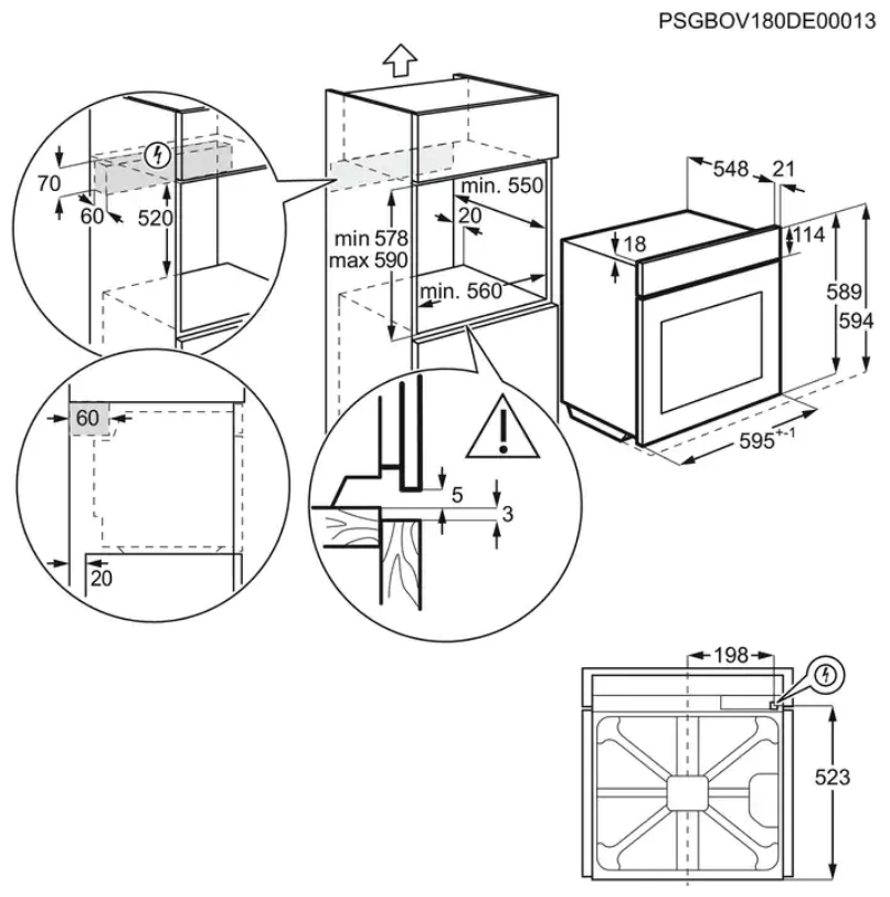 Электрический духовой шкаф Electrolux COE7P31V