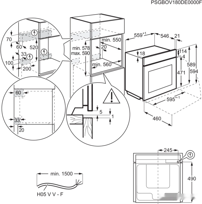 Электрический духовой шкаф Electrolux EOB7S31Z