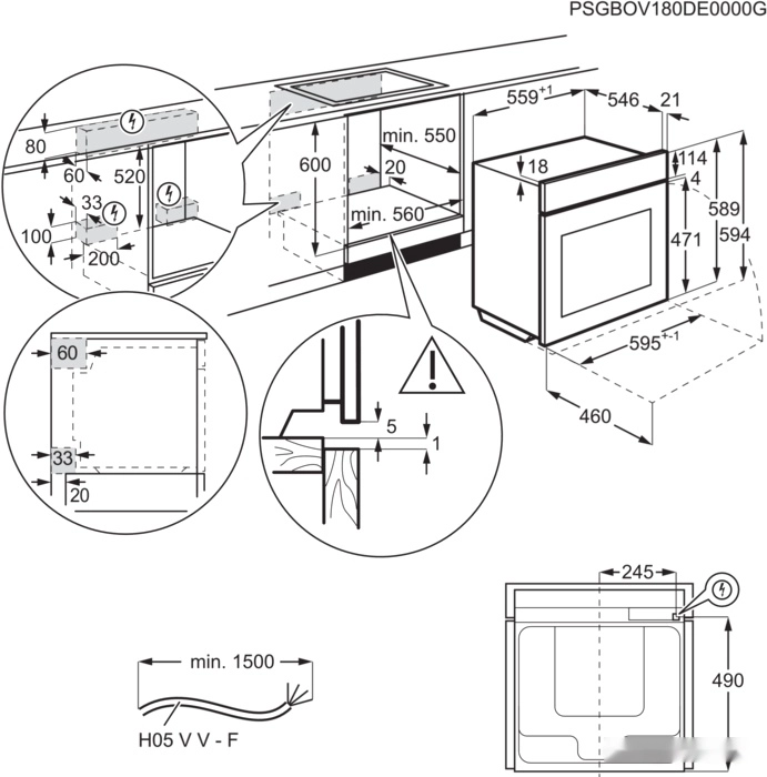 Электрический духовой шкаф Electrolux EOE7P31Z