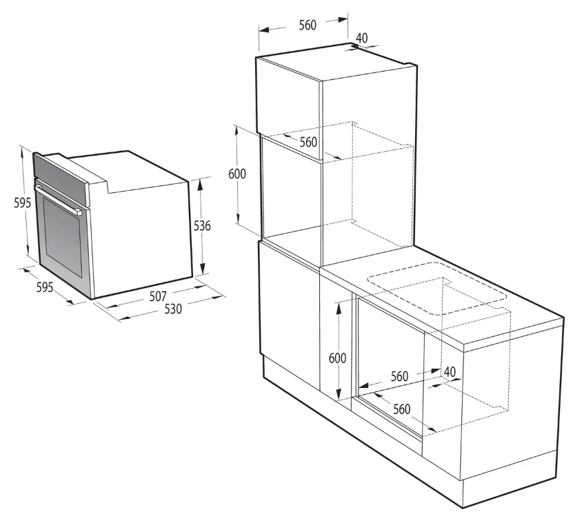 Духовой шкаф Gorenje BO6727E03NX