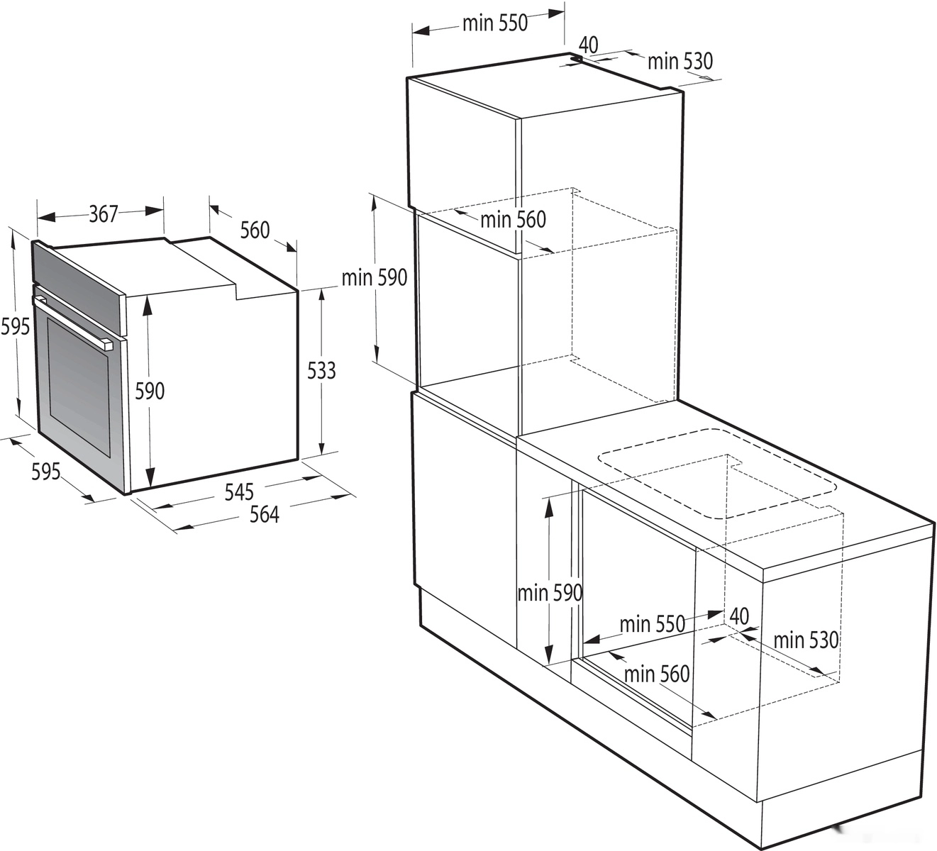 Электрический духовой шкаф Gorenje BO6735E02BK