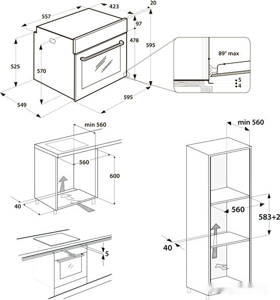 Электрический духовой шкаф Hotpoint-Ariston FA4S 841 J IX HA