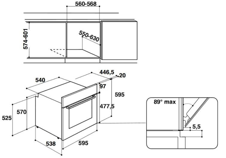 Духовой шкаф Hotpoint-Ariston FA5 841 JH BL