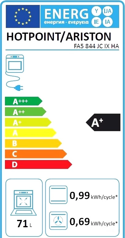 Духовой шкаф Hotpoint-Ariston FA5 844 JC IX HA
