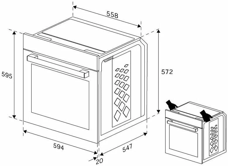 Электрический духовой шкаф Indesit IFE 3644 IX