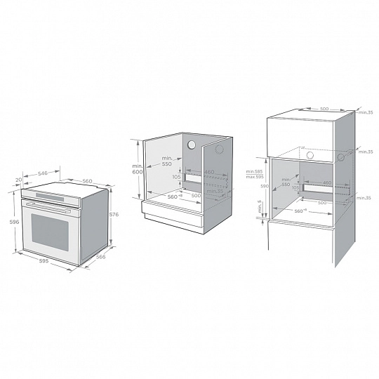 Духовой шкаф Korting OKB 1360 CSGW MW