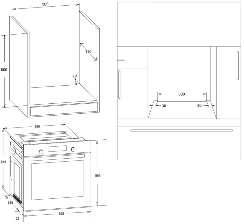 Духовой шкаф Korting OKB 370 CMB