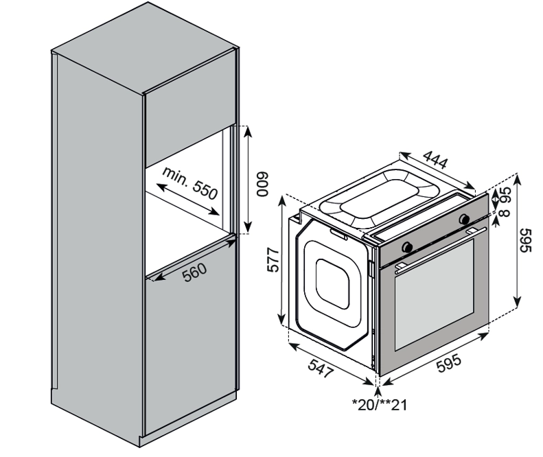 Духовой шкаф Kuppersberg HF 603 B