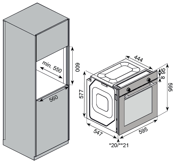 Духовой шкаф Kuppersberg HF 608 W