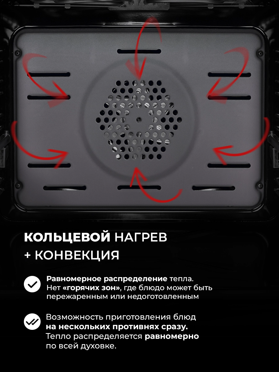 Духовой шкаф LEX EDP 610 DX Wide Series