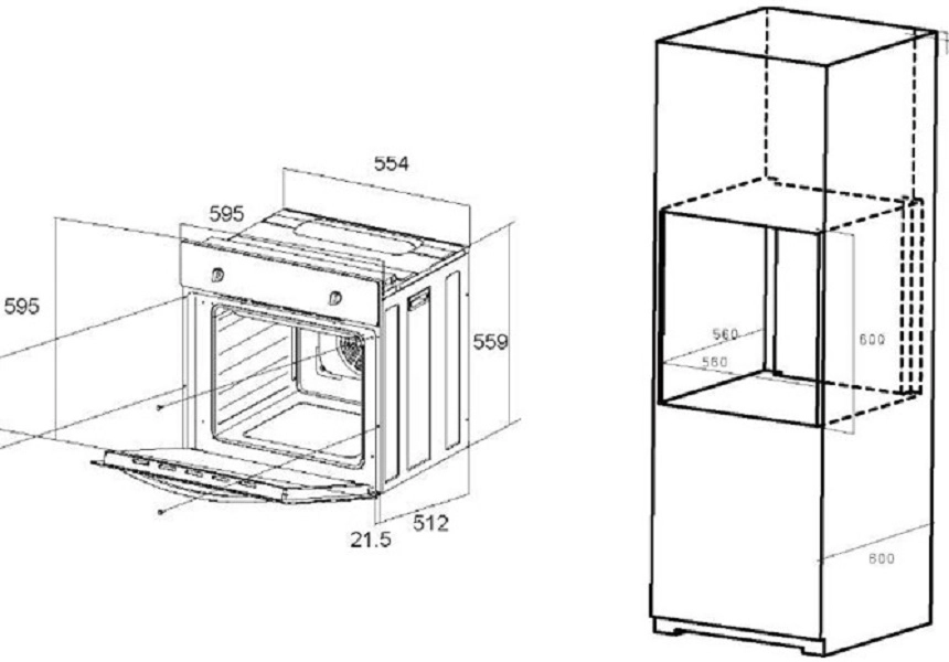 Духовой шкаф Maunfeld EOEM 589B2