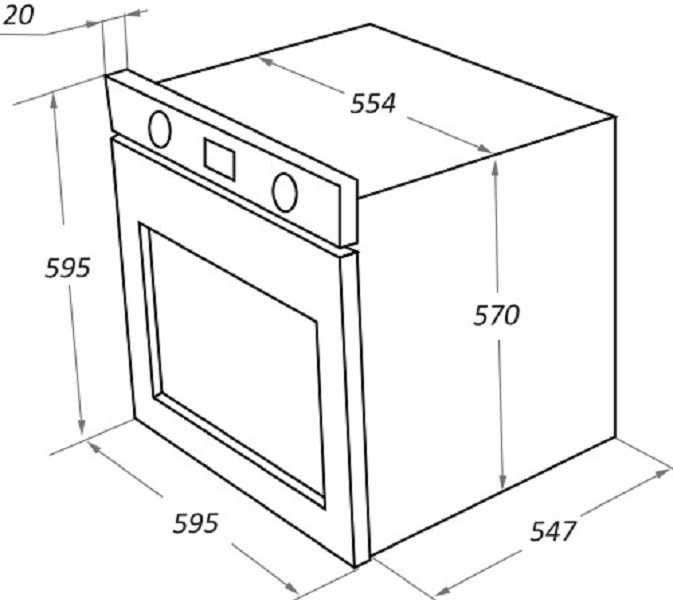 Духовой шкаф Maunfeld EOEM.769B