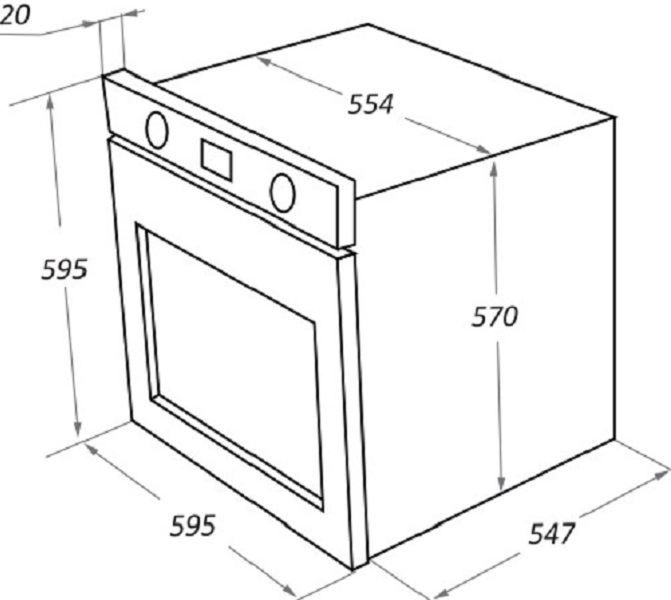 Электрический духовой шкаф Maunfeld EOEM.769B3