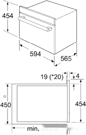 Электрический духовой шкаф Maunfeld MCMO5013MDGB