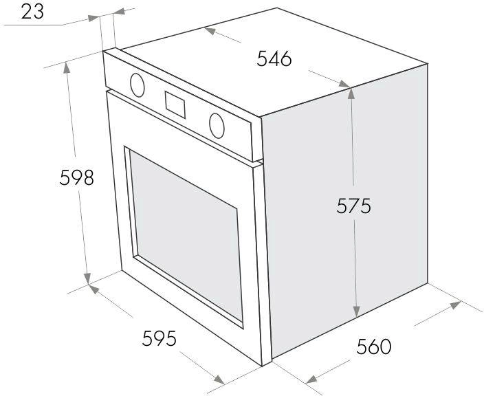 Духовой шкаф Maunfeld MEOFE 676RBG TM