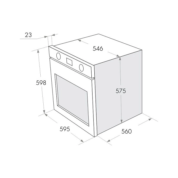 Духовой шкаф Maunfeld MGOG 673W