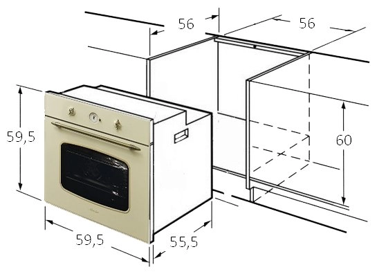 Духовой шкаф Monsher MBO 65M90M3 DB IV