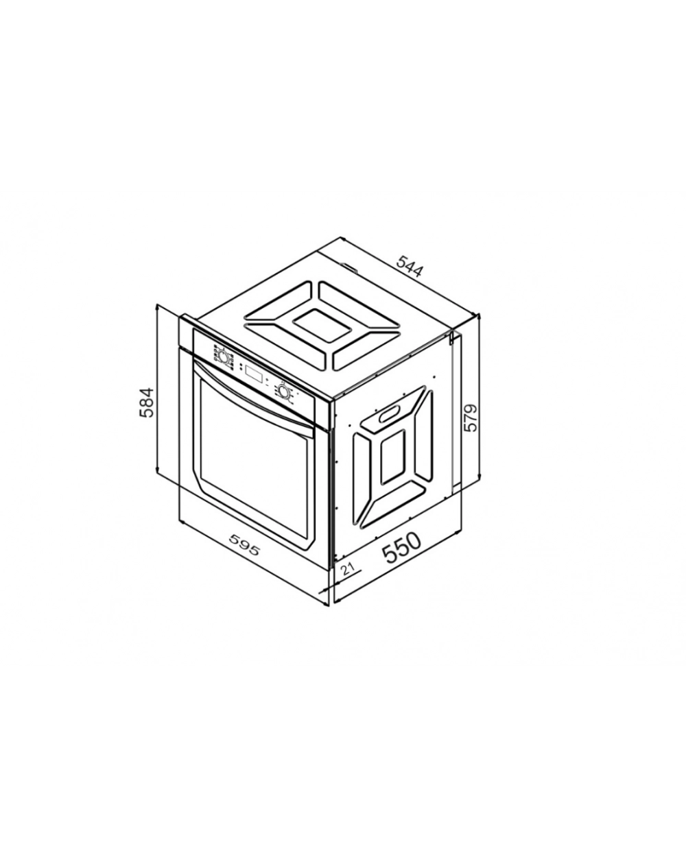 Электрический духовой шкаф Schtoff Decor 1000 TCL