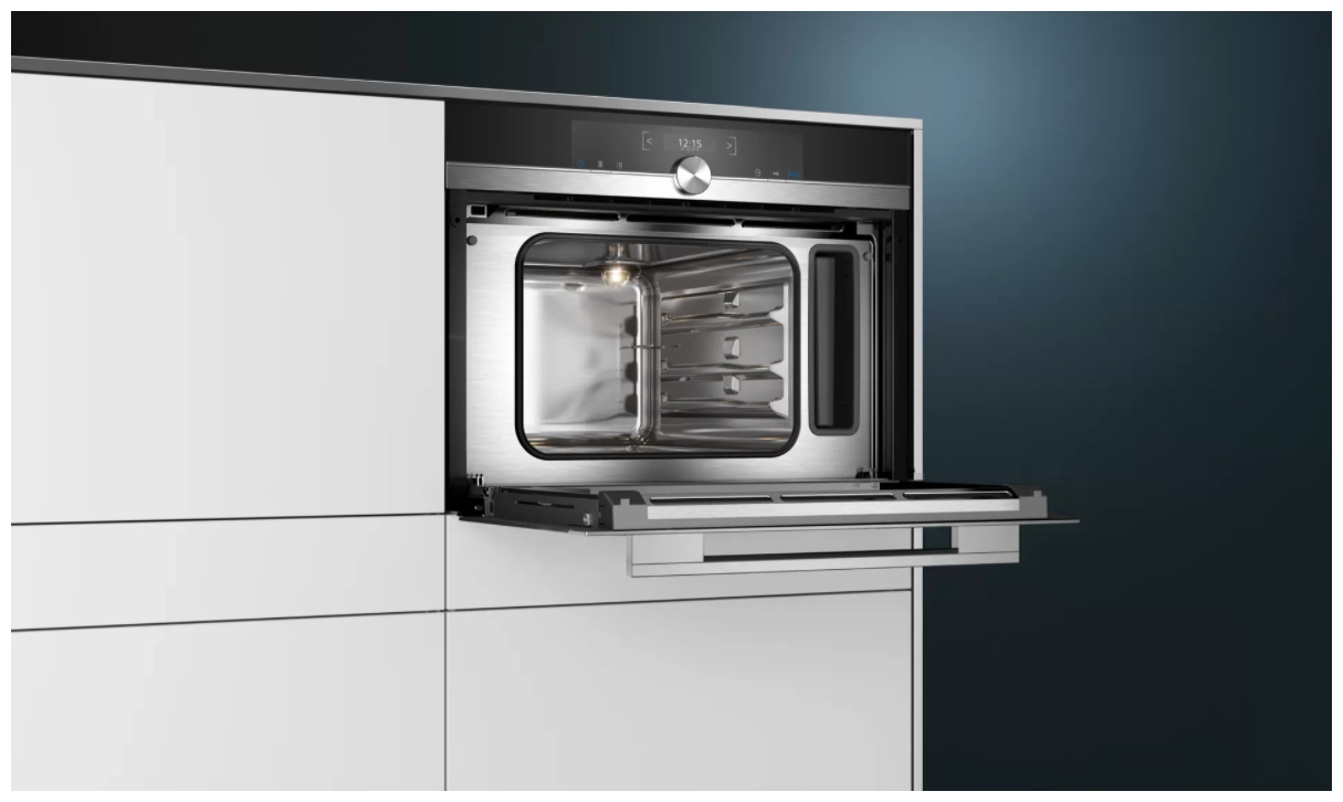 Паровой духовой шкаф Siemens CD634GAS0
