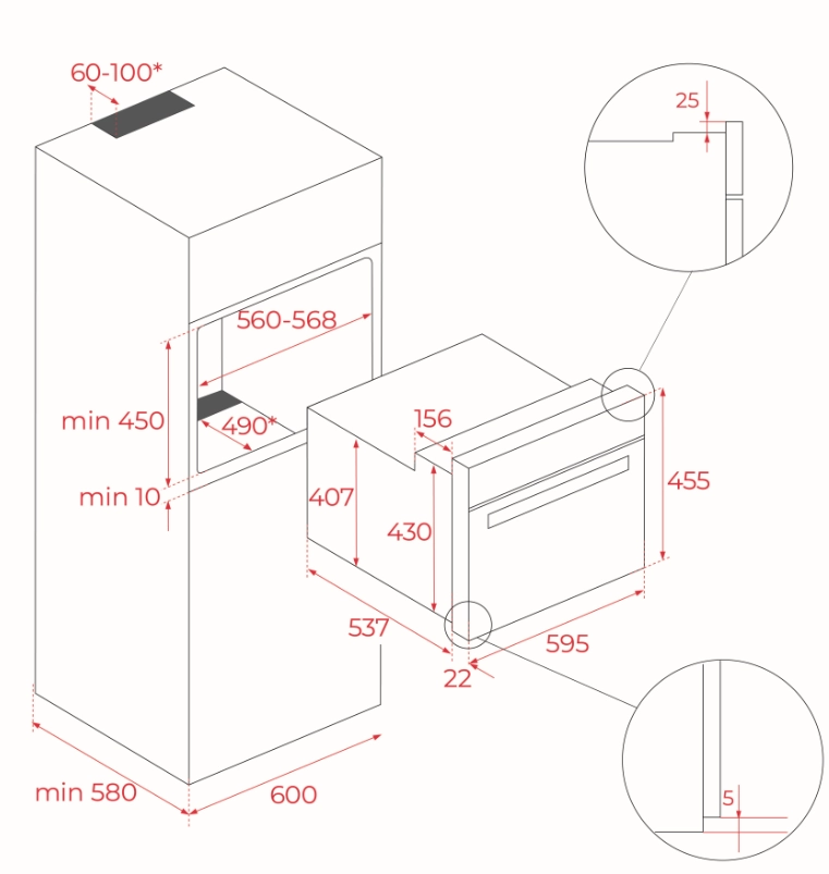 Электрический духовой шкаф Teka HLC 8400 STONE GREY 111130004