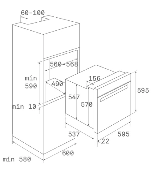 Духовой шкаф Teka HSB 610 WH 41560113