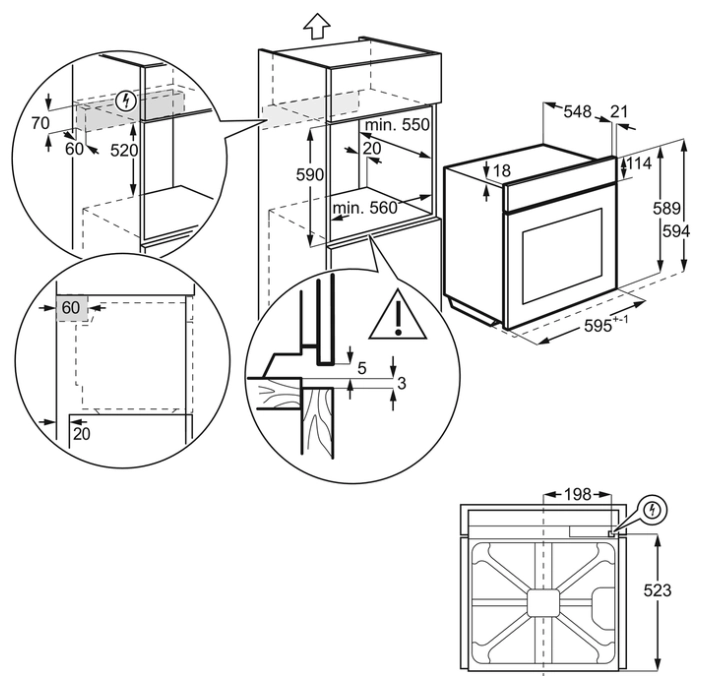 Духовой шкаф Zanussi OPZB 4334 B