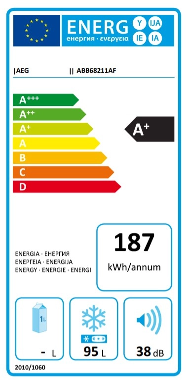 Морозильник AEG ABB68211AF