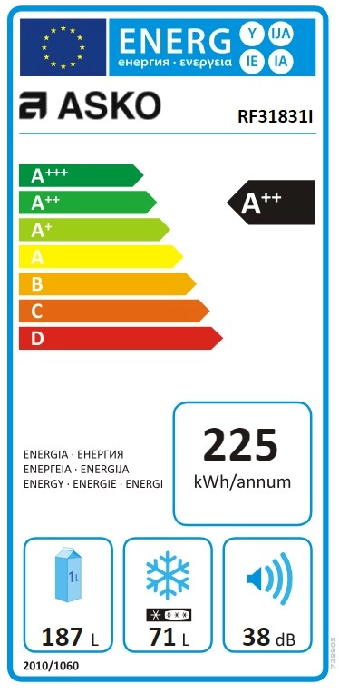 Холодильник Asko RF31831i