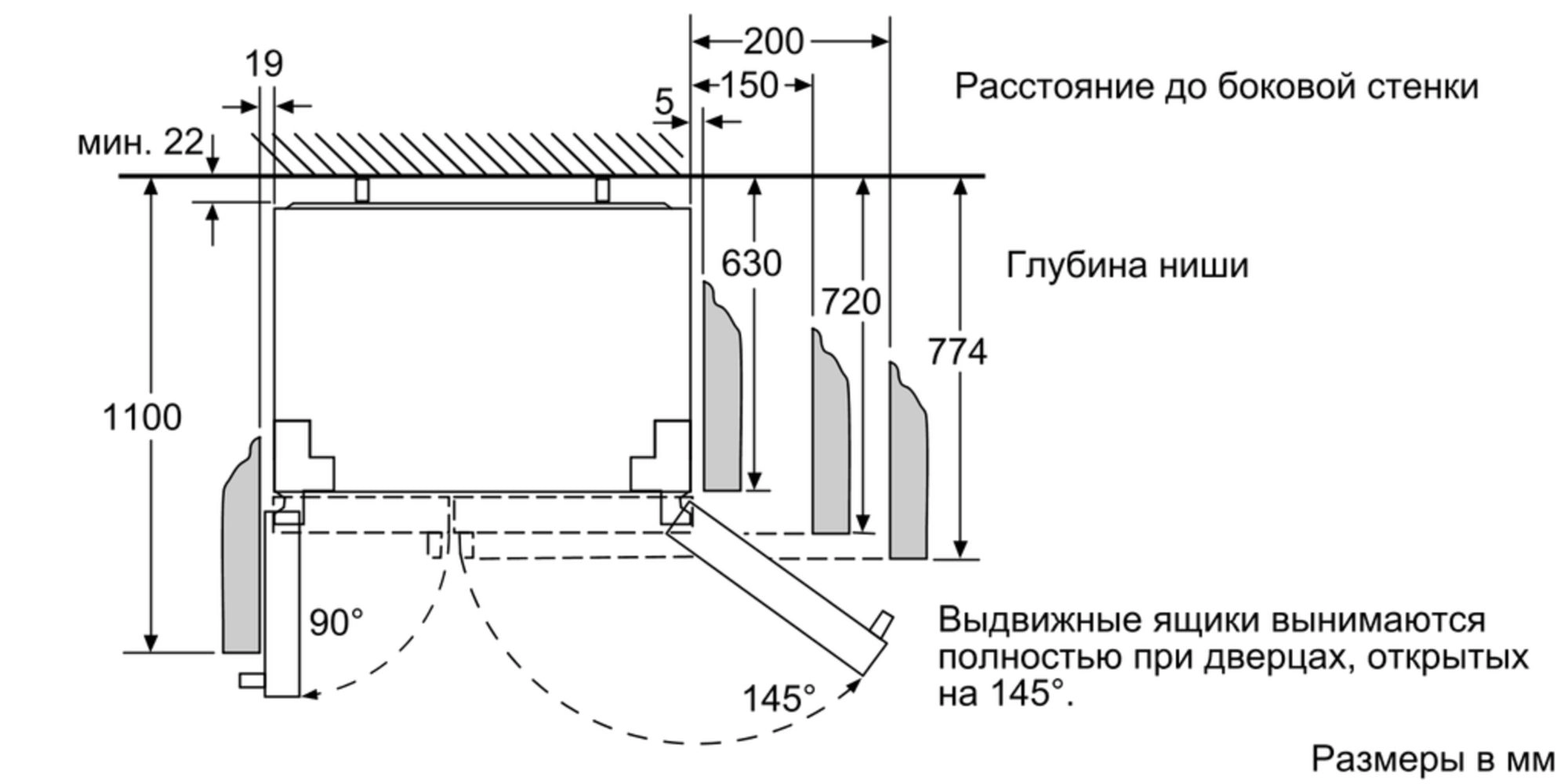 Холодильник side by side Bosch KAG90AI20R