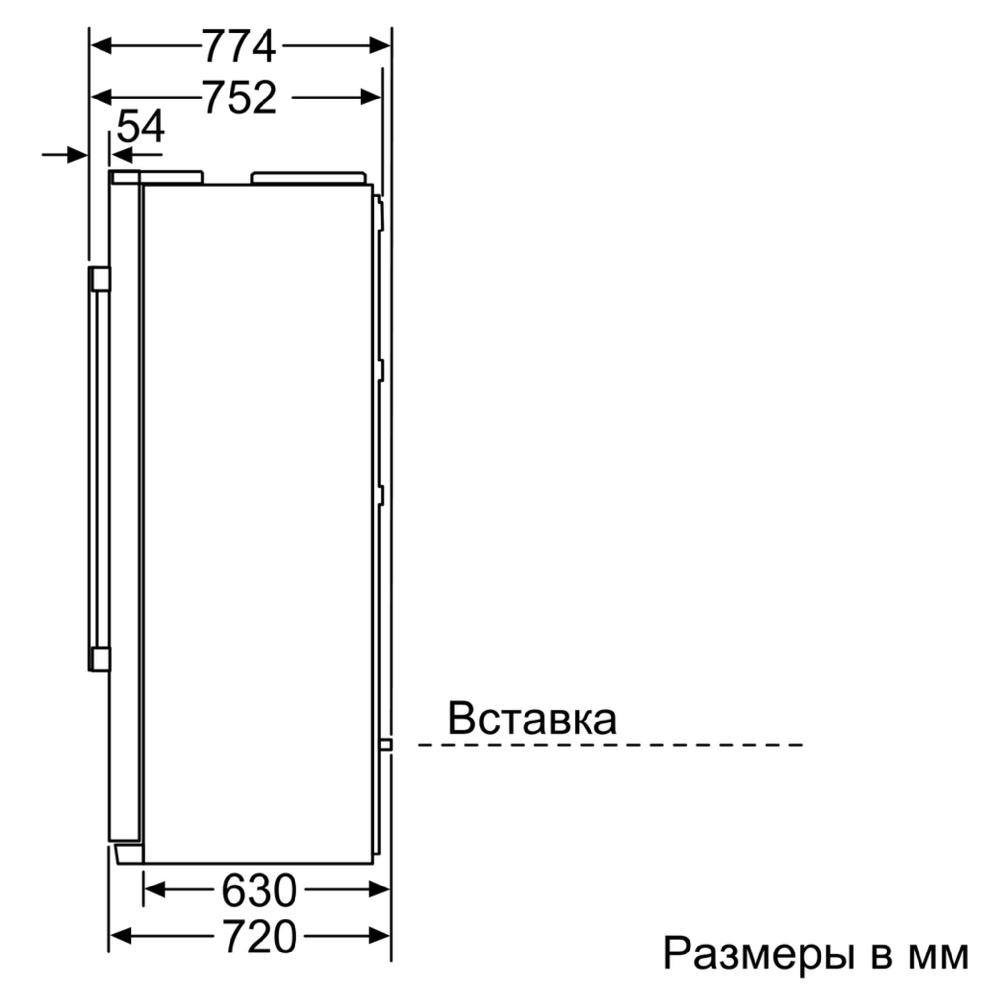 Холодильник side by side Bosch KAI90VI20R