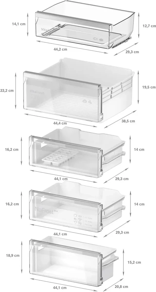 Встраиваемый холодильник Bosch KIN96VFD0