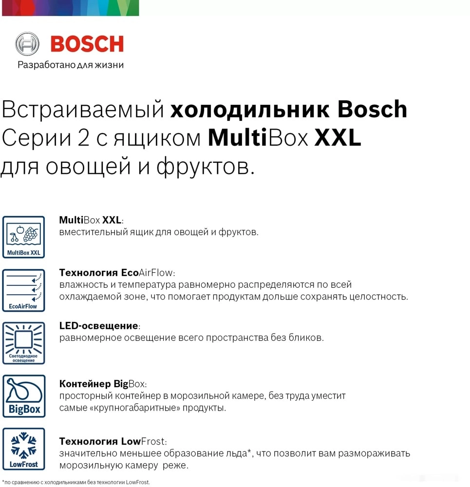 Холодильник Bosch KIV86NS20R