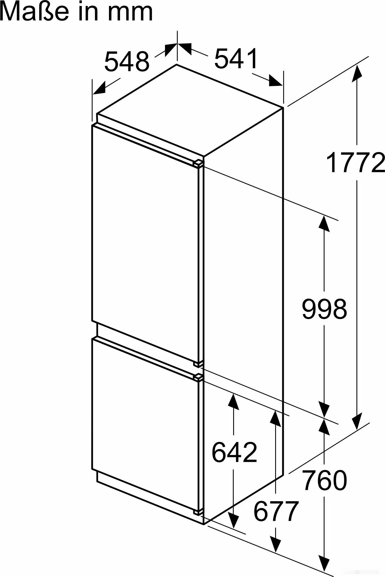 Холодильник Bosch Serie 2 KIN86NSE0