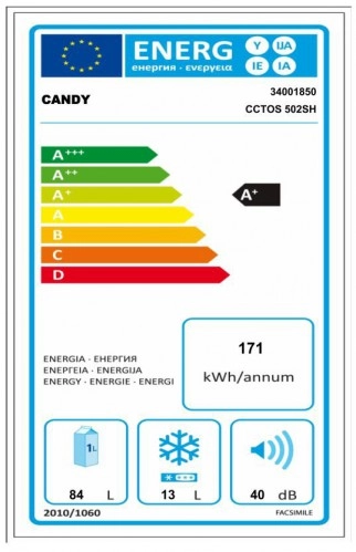 Холодильник Candy CCTOS 502 SH