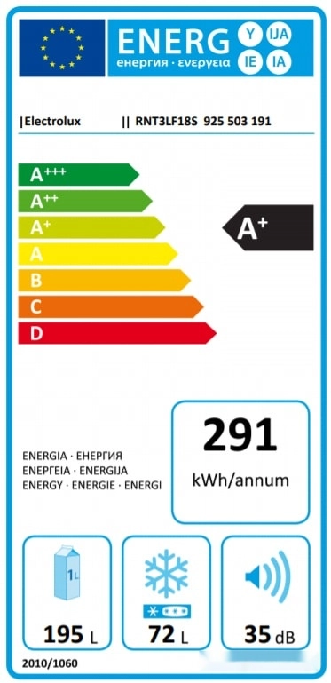 Холодильник Electrolux RNT3LF18S