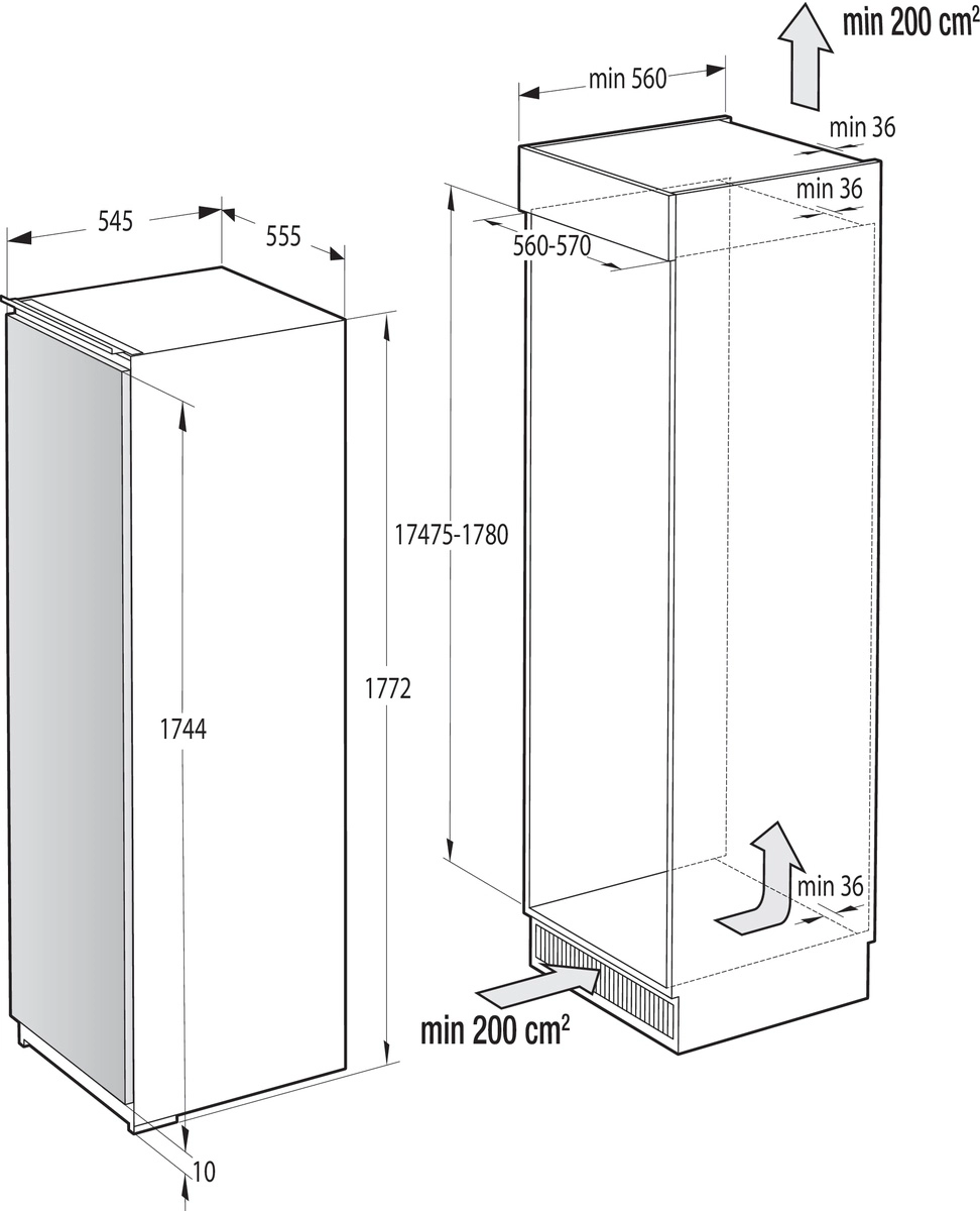 Однокамерный холодильник Gorenje GDR5182A1