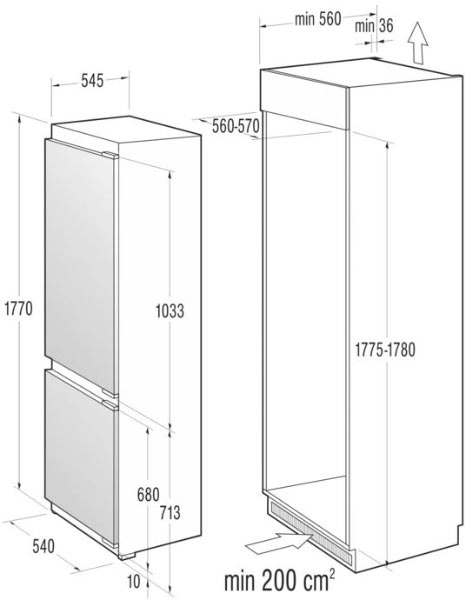 Холодильник Gorenje NRKI 5181 CW