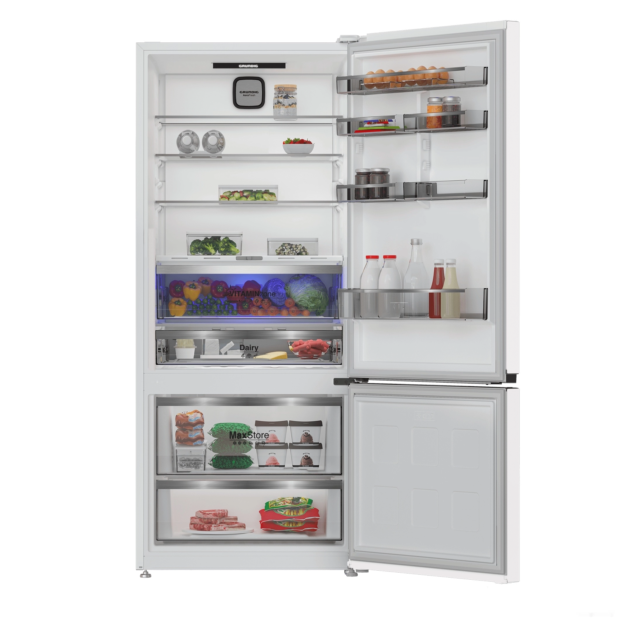 Холодильник Grundig GKN17820FHW