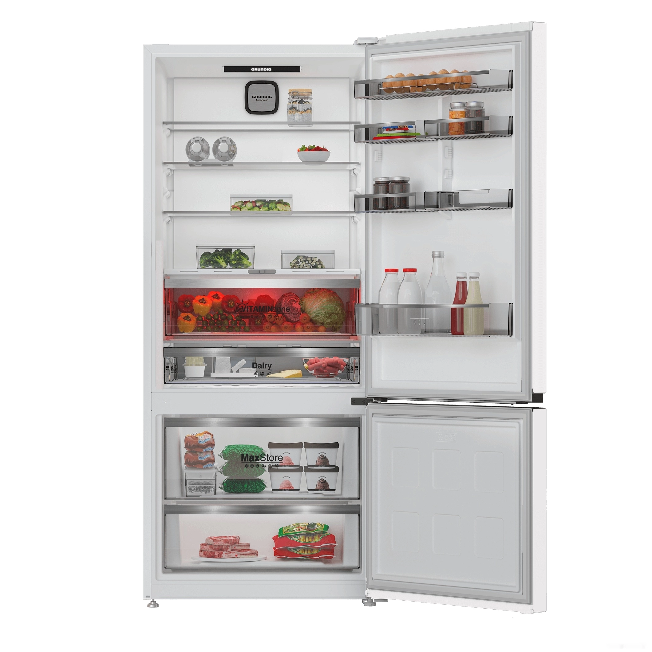 Холодильник Grundig GKN17820FHW