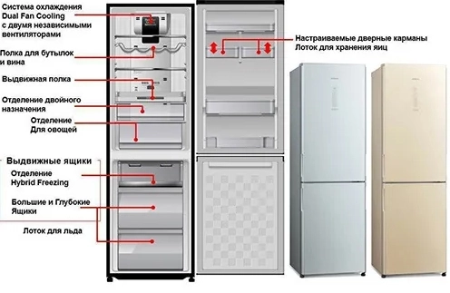 Холодильник Hitachi R-BG410PUC6X GBK