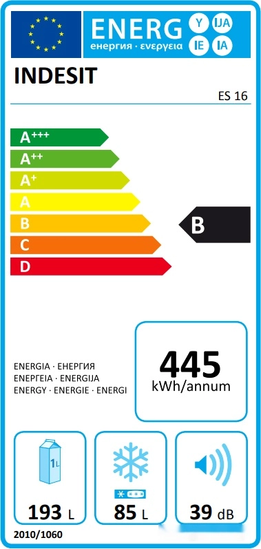 Холодильник Indesit ES 16