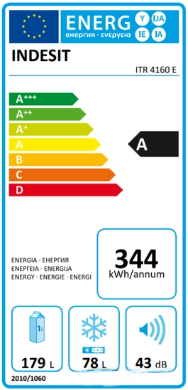 Холодильник Indesit ITR 4160 E