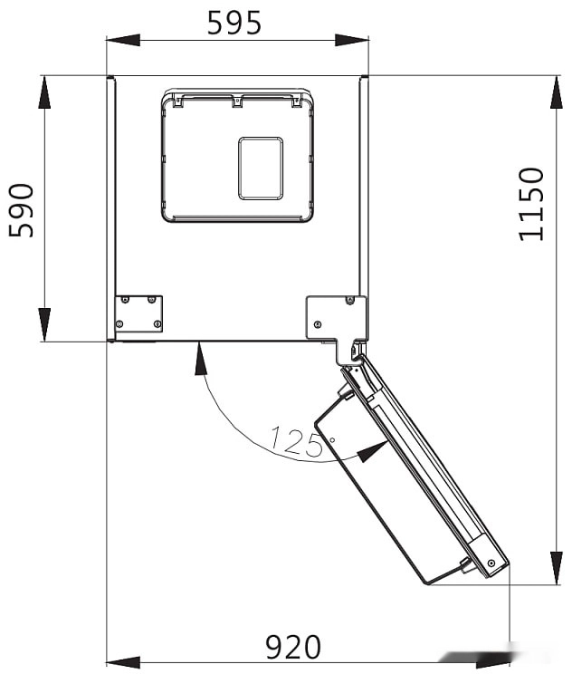 Холодильник Korting KNFC 62029 X