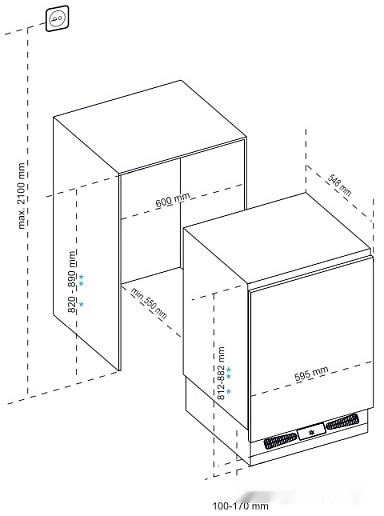 Морозильник Korting KSI 8189 F