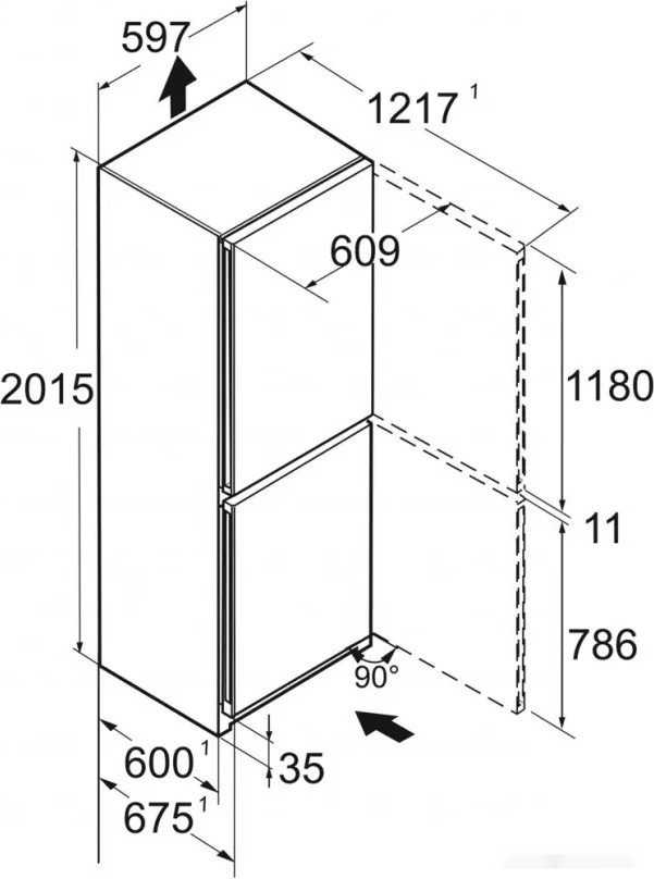 Холодильник Liebherr CBNc 5723 Plus BioFresh NoFrost
