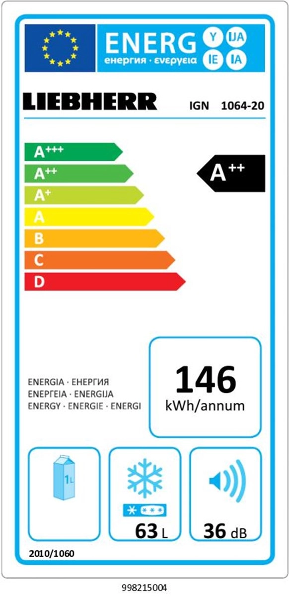 Морозильник Liebherr IGN 1064