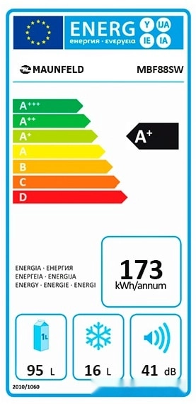 Холодильник Maunfeld MBF88SW