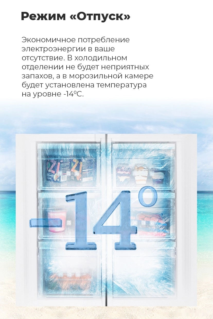 Четырёхдверный холодильник Maunfeld MFF182NFSB